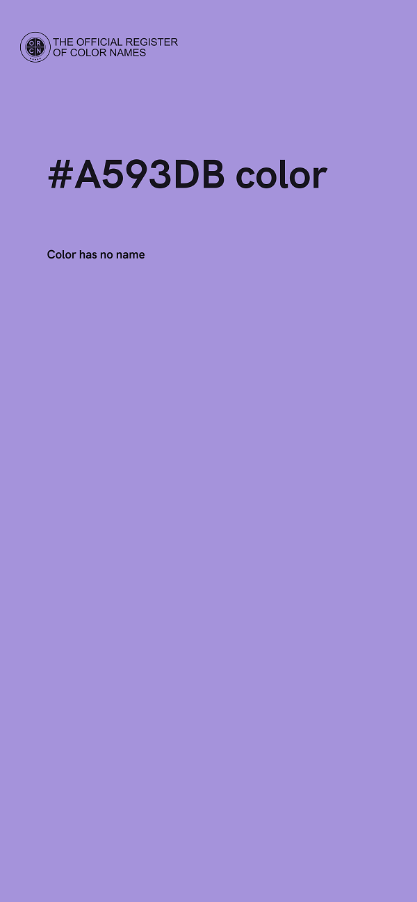 #A593DB color image