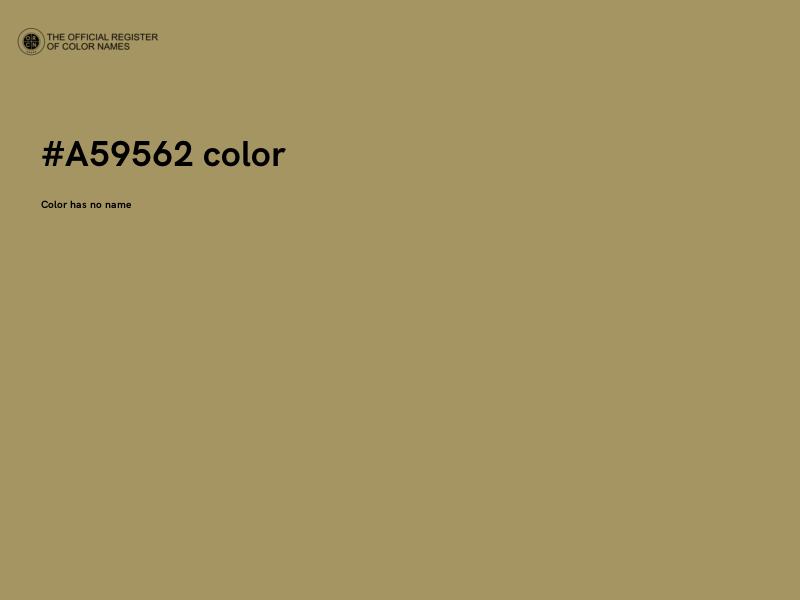 #A59562 color image