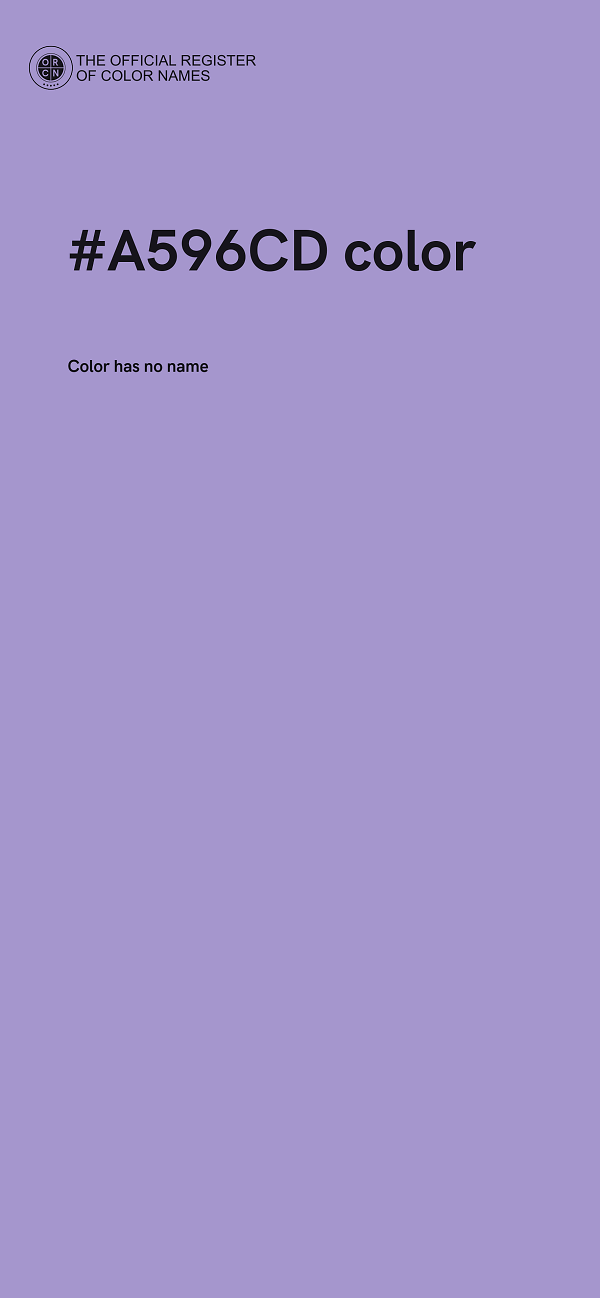 #A596CD color image