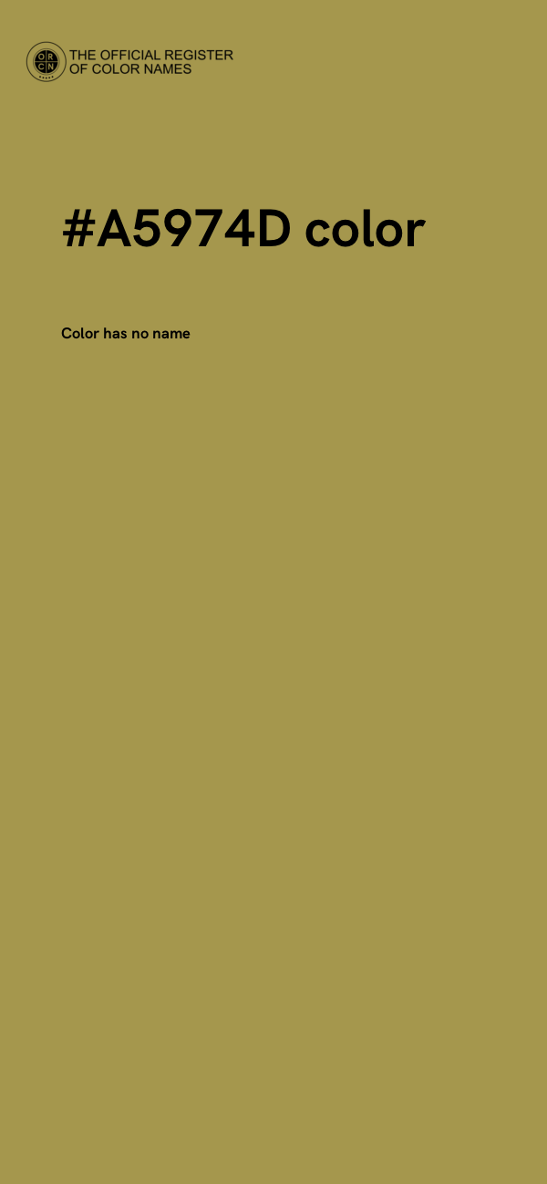 #A5974D color image