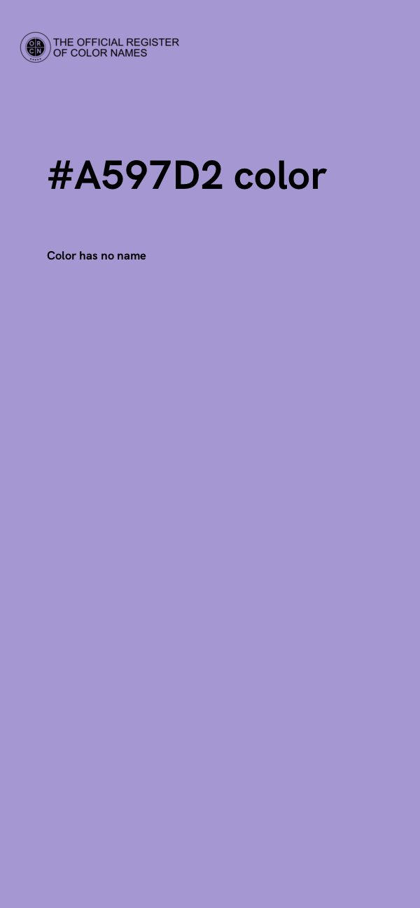 #A597D2 color image