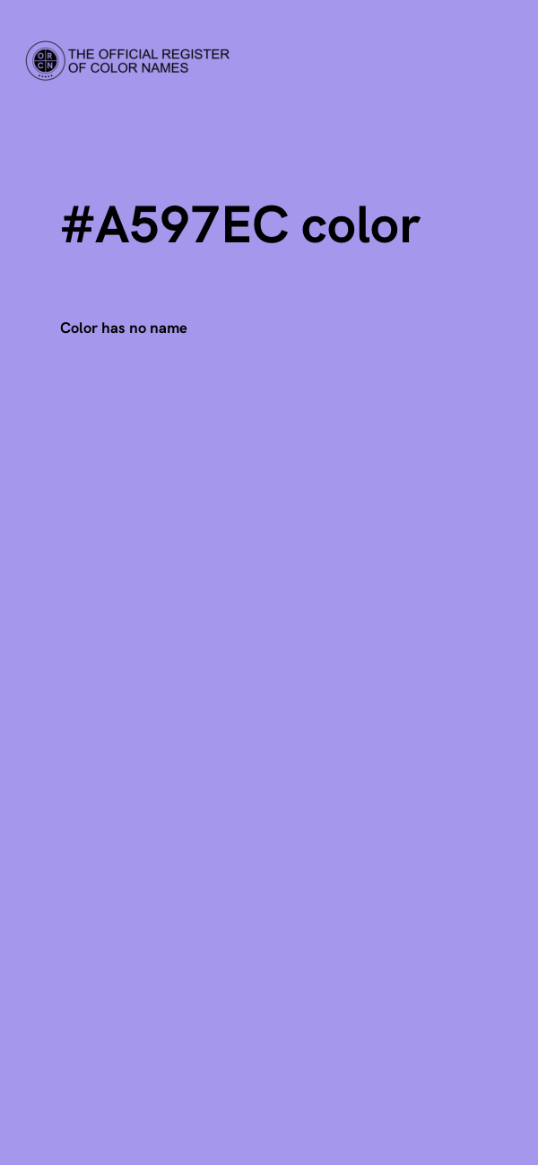 #A597EC color image