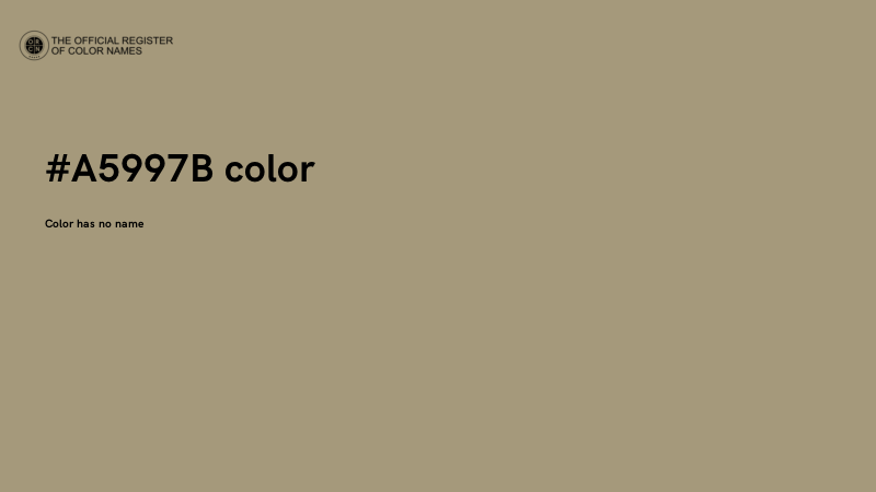 #A5997B color image