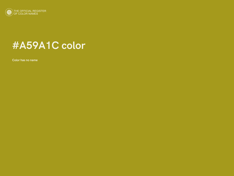 #A59A1C color image