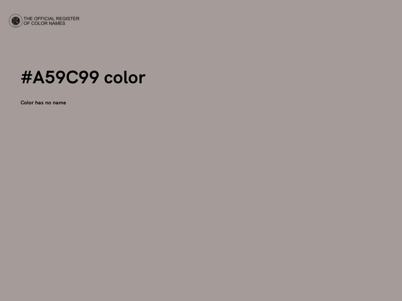#A59C99 color image