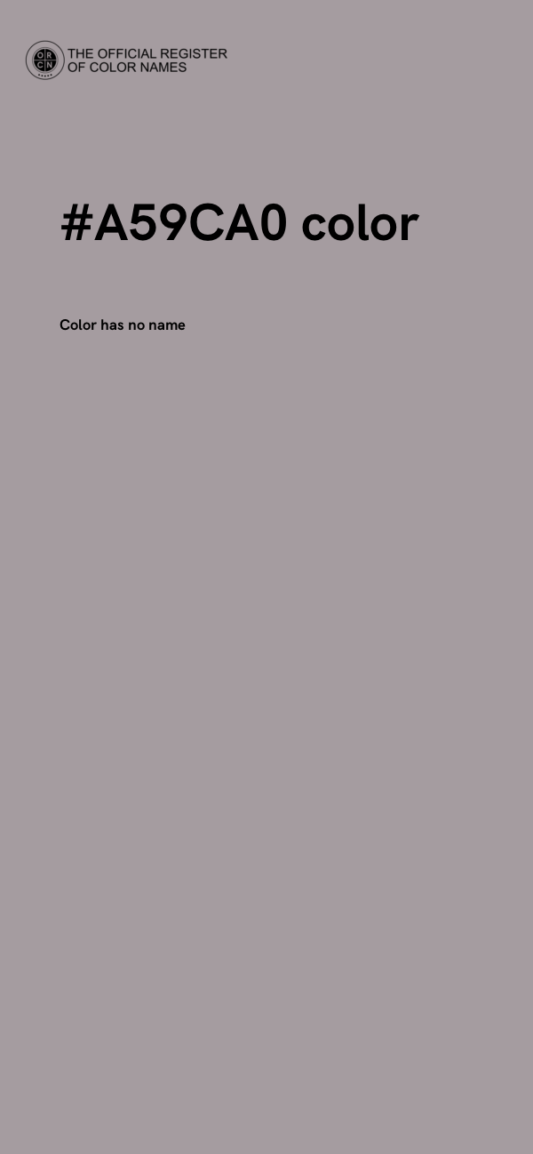 #A59CA0 color image