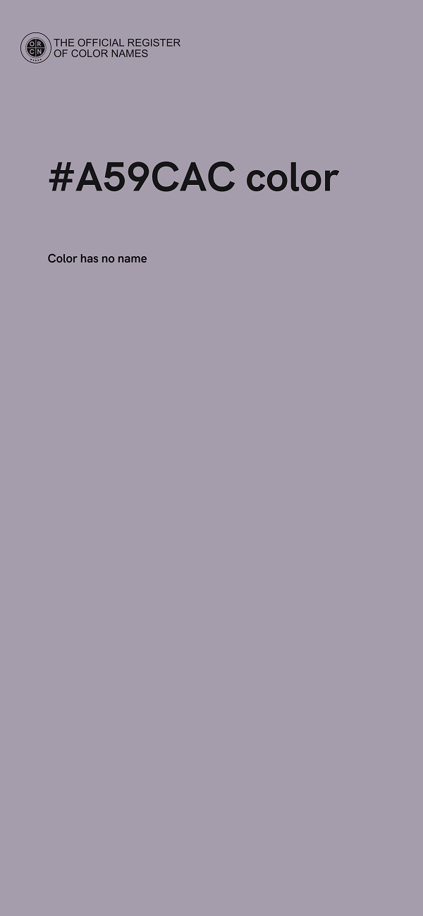 #A59CAC color image