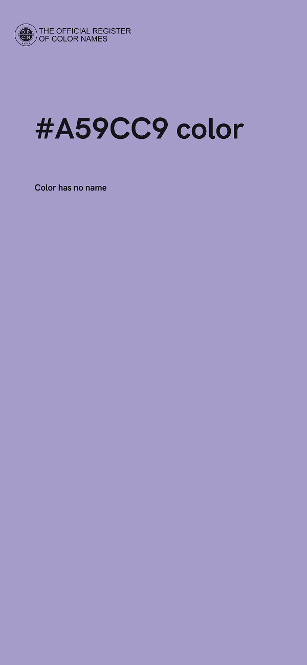 #A59CC9 color image