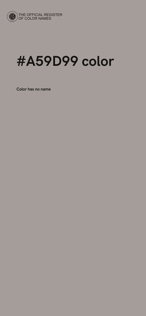 #A59D99 color image