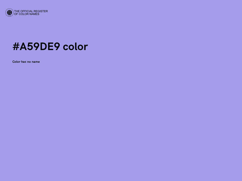 #A59DE9 color image