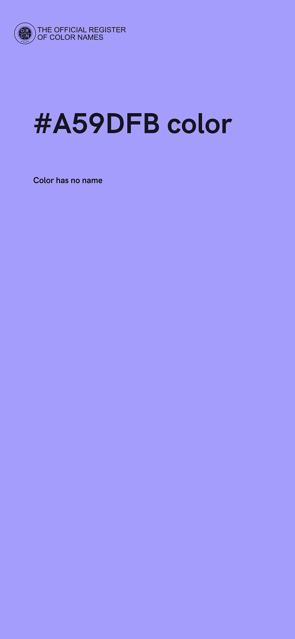 #A59DFB color image
