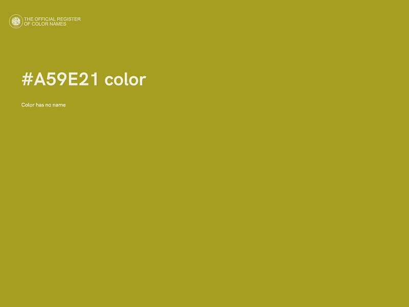 #A59E21 color image