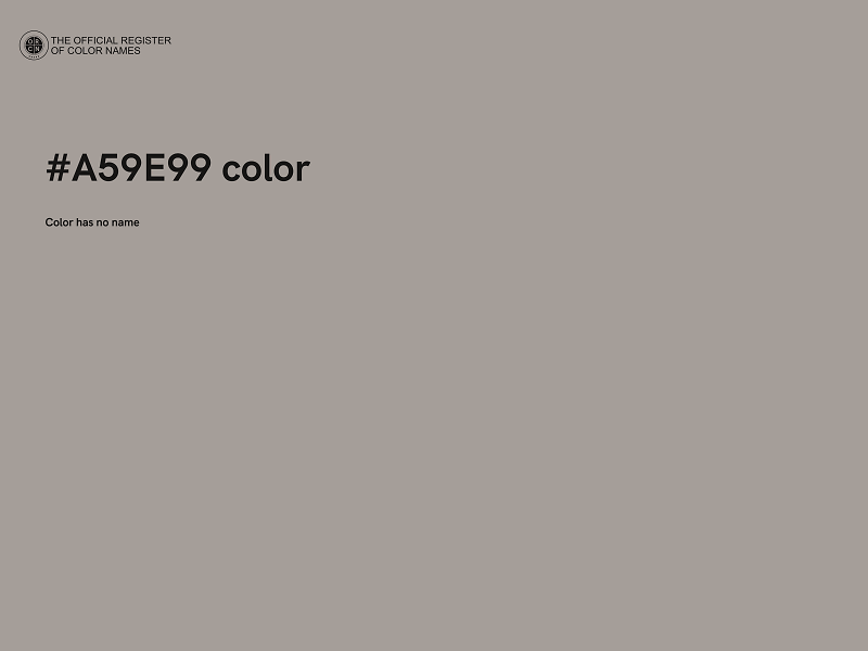 #A59E99 color image