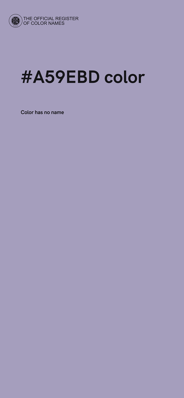 #A59EBD color image