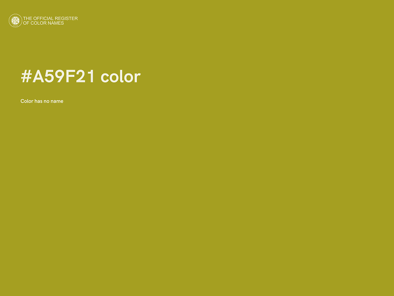 #A59F21 color image