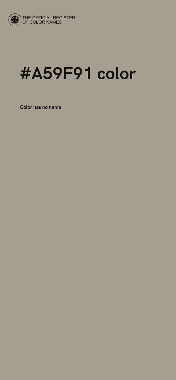 #A59F91 color image