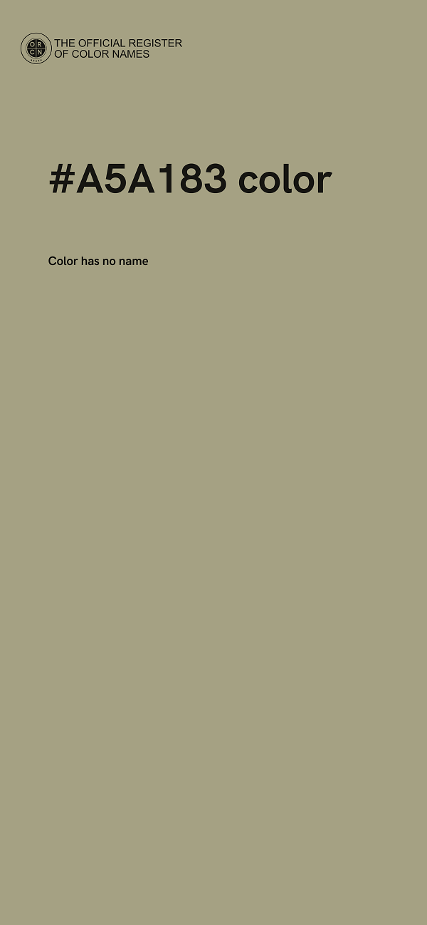 #A5A183 color image