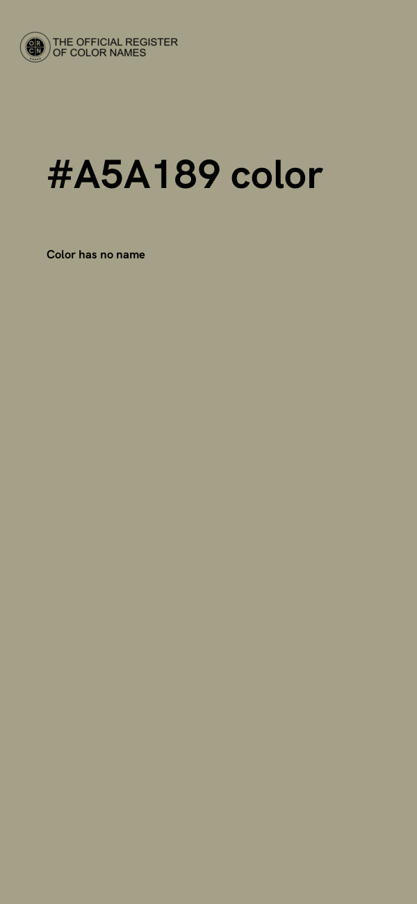 #A5A189 color image