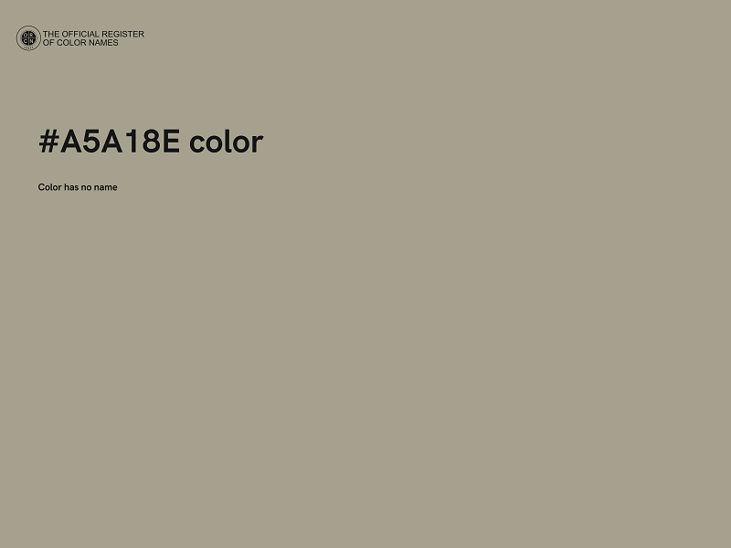 #A5A18E color image