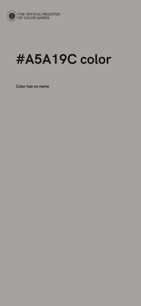#A5A19C color image