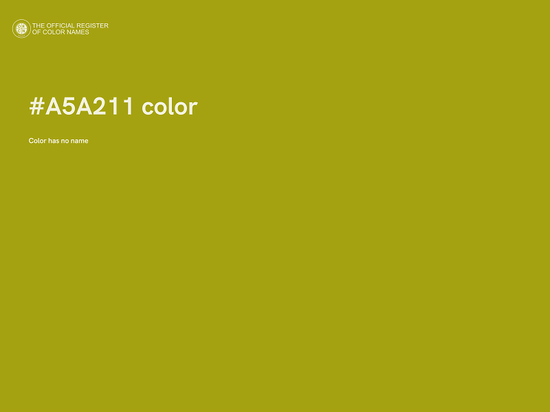 #A5A211 color image