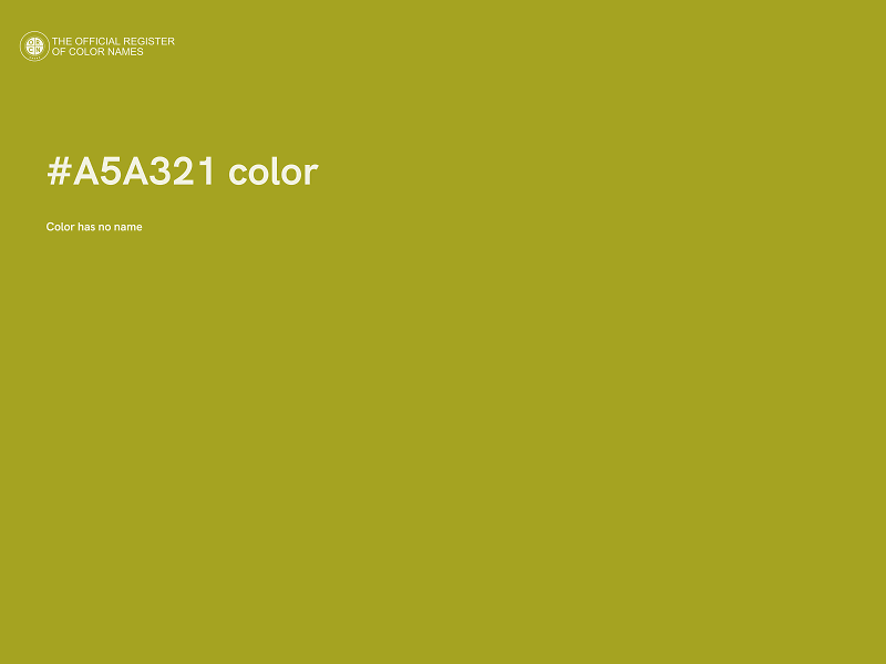 #A5A321 color image