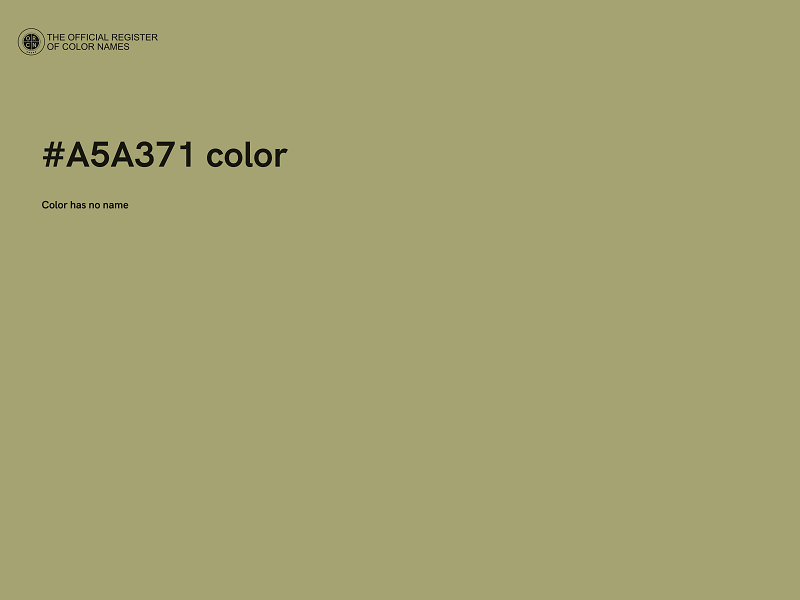 #A5A371 color image