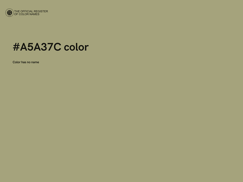 #A5A37C color image