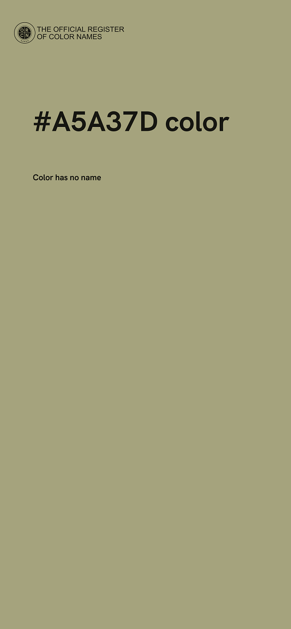 #A5A37D color image