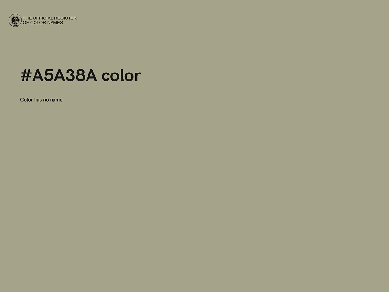 #A5A38A color image