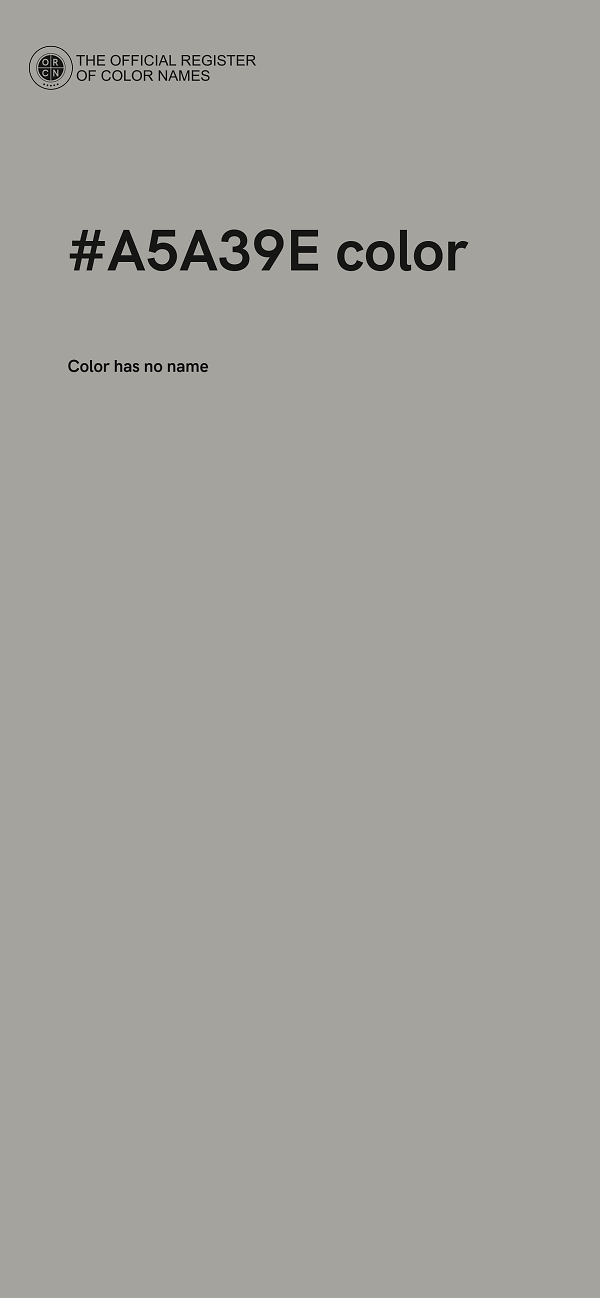 #A5A39E color image