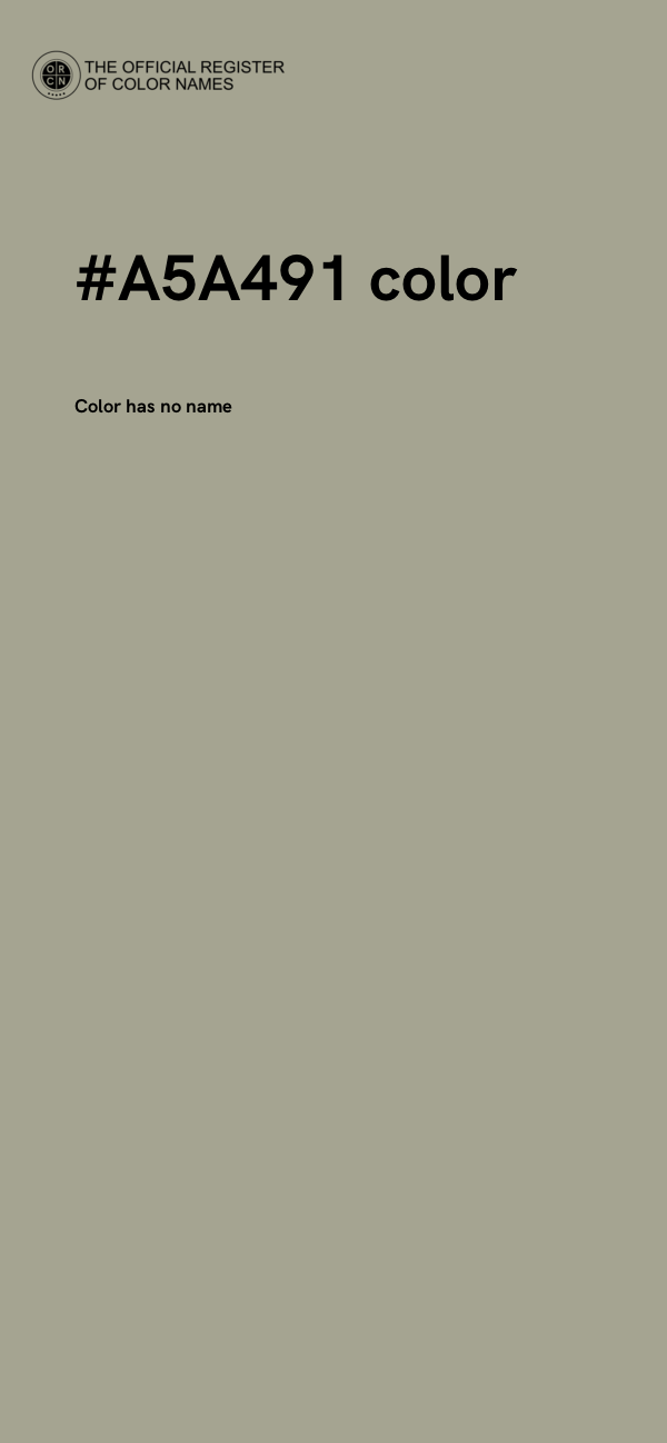 #A5A491 color image