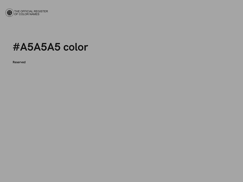 #A5A5A5 color image