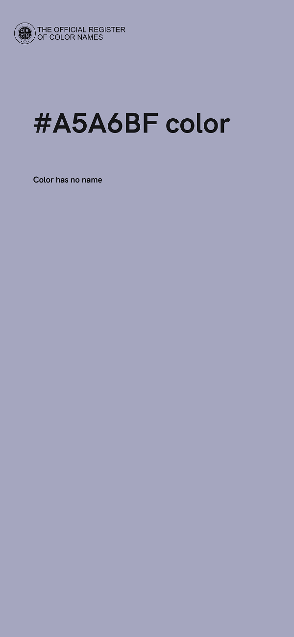 #A5A6BF color image