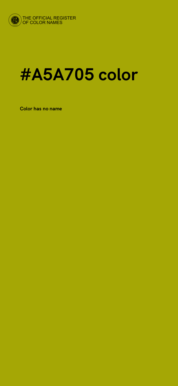 #A5A705 color image