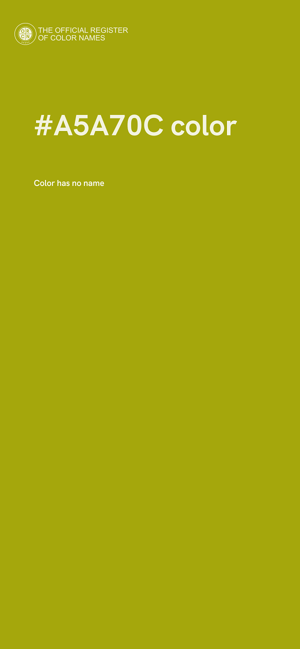 #A5A70C color image
