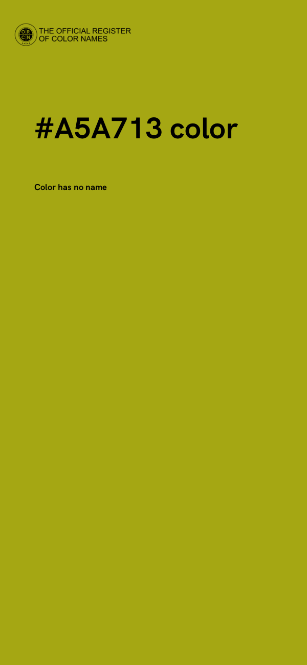 #A5A713 color image
