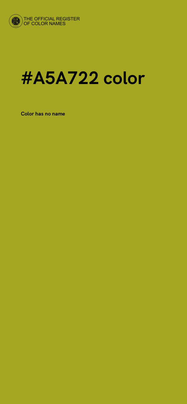 #A5A722 color image