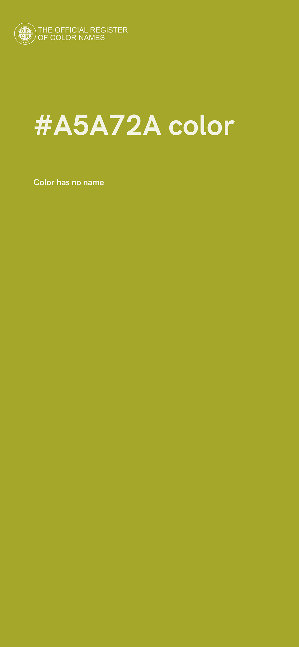 #A5A72A color image