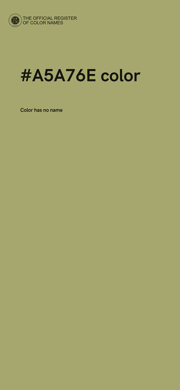 #A5A76E color image
