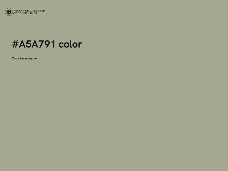 #A5A791 color image