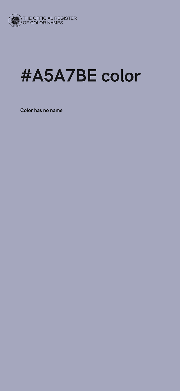 #A5A7BE color image