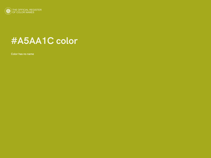 #A5AA1C color image