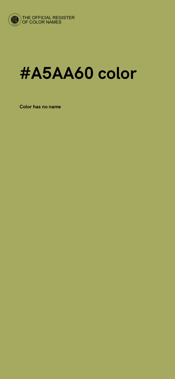 #A5AA60 color image