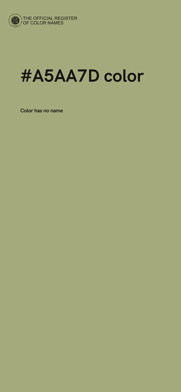 #A5AA7D color image