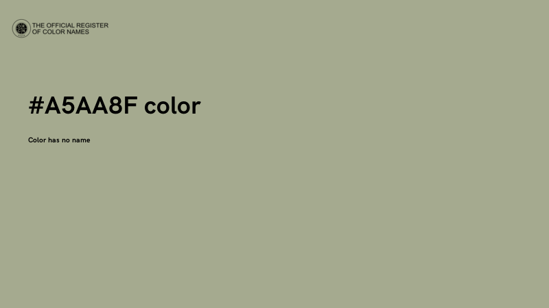 #A5AA8F color image