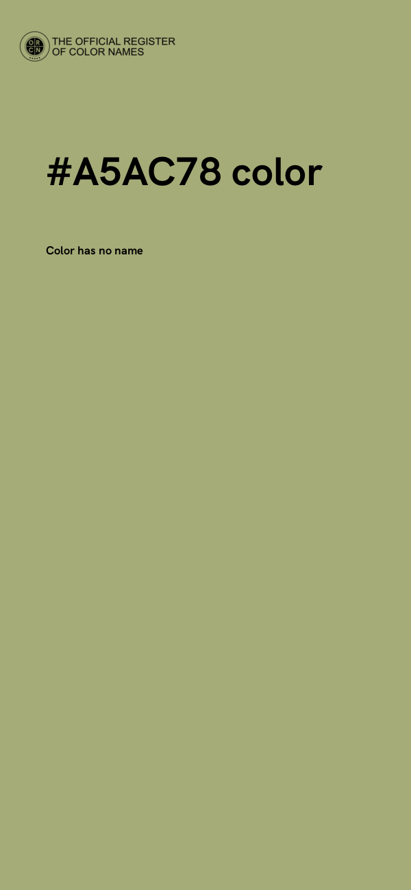 #A5AC78 color image