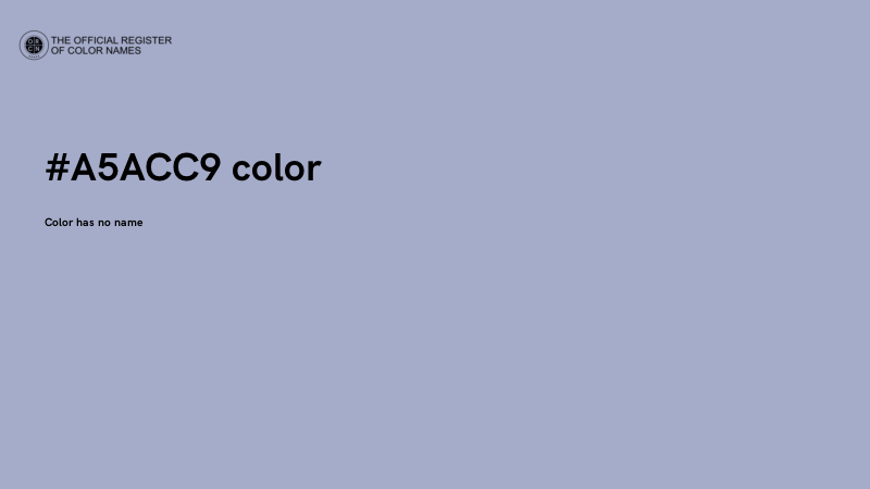 #A5ACC9 color image