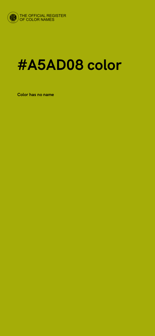 #A5AD08 color image