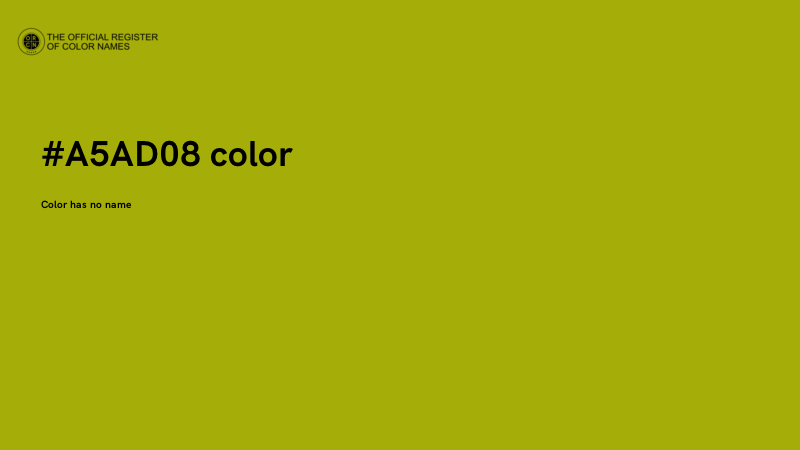 #A5AD08 color image